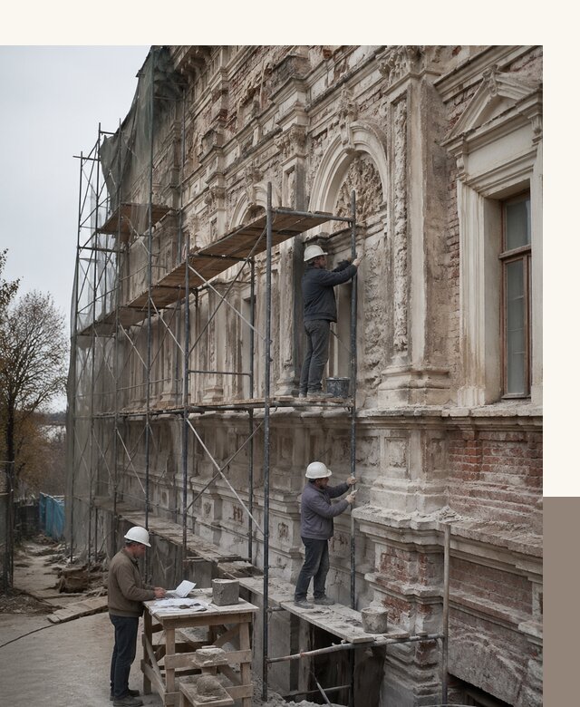 Реставрация объектов культурного наследия под ключ в Тобольске